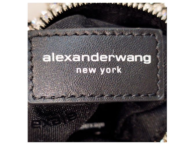 Clutch Urso de Cristal Prateado Alexander Wang - vista 6