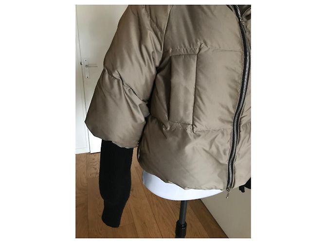 Vivienne Westwood Chaqueta Corta de Plumas Taupe Algodón Castaño Gris pardo - vista 3
