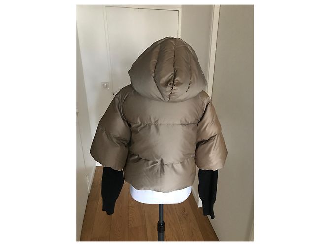 Vivienne Westwood Chaqueta Corta de Plumas Taupe Algodón Castaño Gris pardo - vista 5