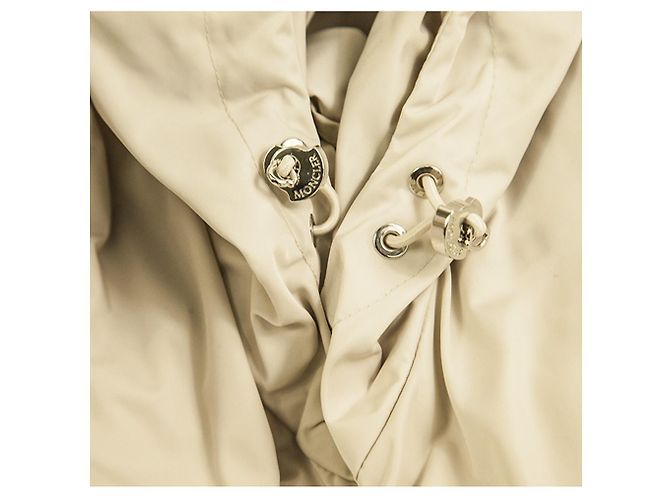 MONCLER Giubbotto Alfirk Giubbotto Parka Long Raincoat con cintura con cappuccio e zip 3 - vista 6