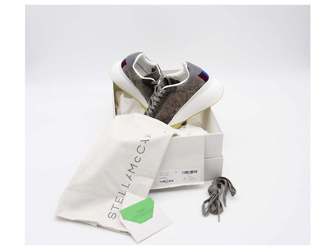 Stella Mc Cartney Sneaker in feltro Stella McCartney Blu Beige Grigio - vista 2