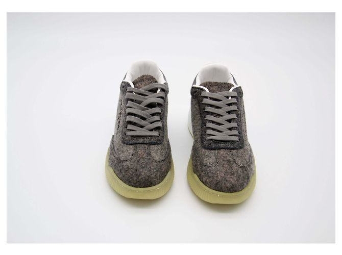 Stella Mc Cartney Sneaker in feltro Stella McCartney Blu Beige Grigio - vista 6