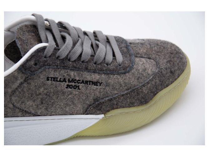 Stella Mc Cartney Sneaker in feltro Stella McCartney Blu Beige Grigio - vista 9