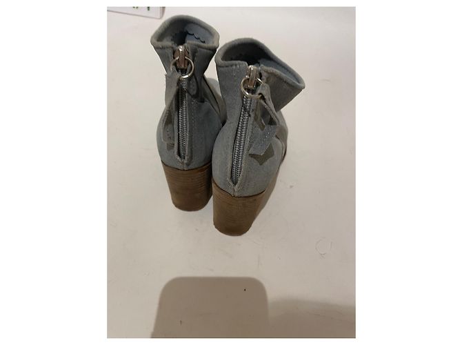 Autre Marque Botines Minka Design de ante azul claro - vista 6