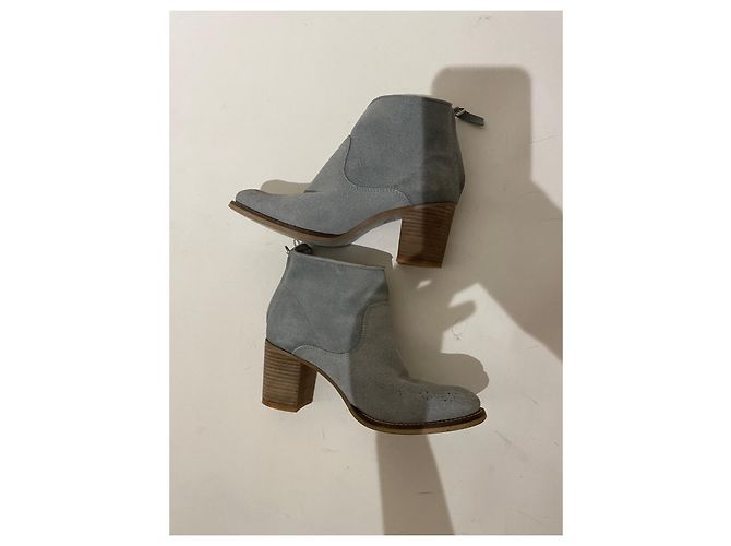 Autre Marque Botines Minka Design de ante azul claro - vista 7