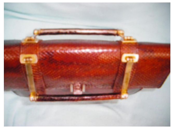 Autre Marque Handtasche aus Pythonleder - Ansicht 11