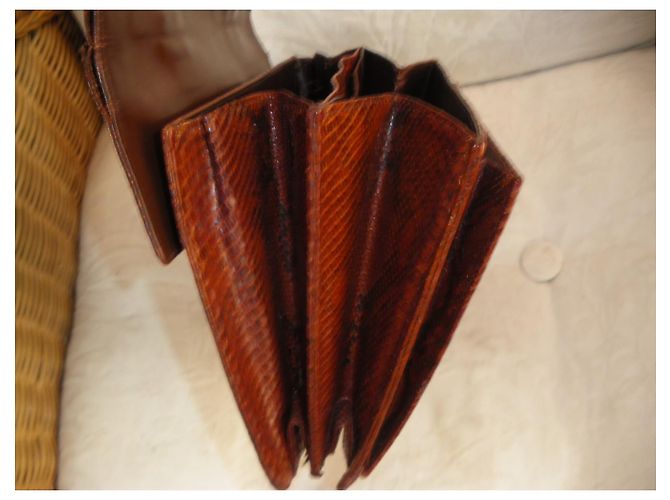 Autre Marque Handtasche aus Pythonleder - Ansicht 6