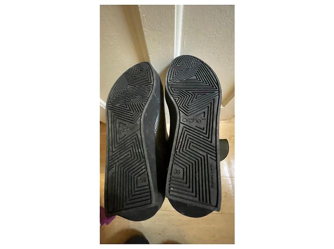 Autre Marque Botas Arche de piel kaki Caqui - vista 4