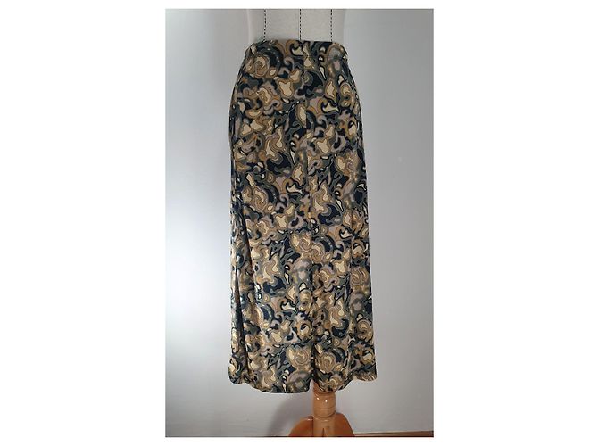 Autre Marque Falda midi Yulia de punto estampado Rodebjer Multicolor - vista 3