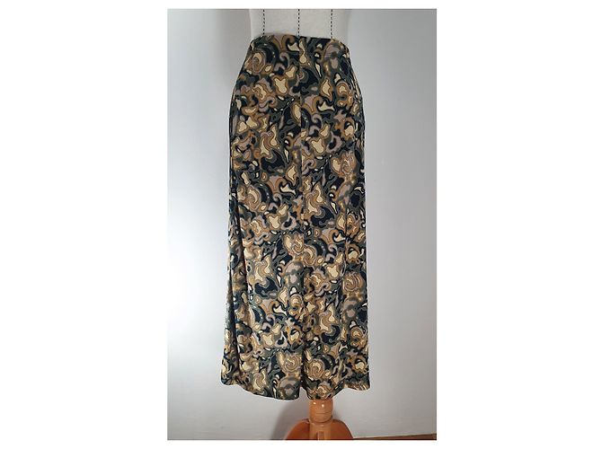 Autre Marque Falda midi Yulia de punto estampado Rodebjer Multicolor - vista 5