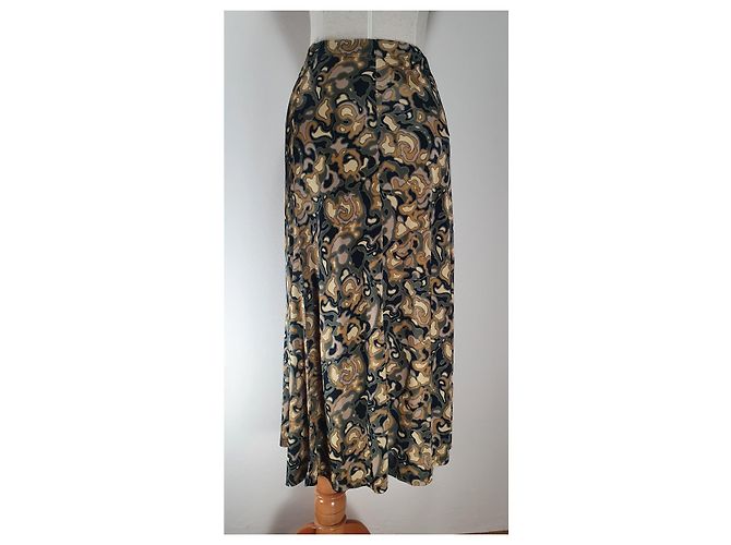 Autre Marque Falda midi Yulia de punto estampado Rodebjer Multicolor - vista 7