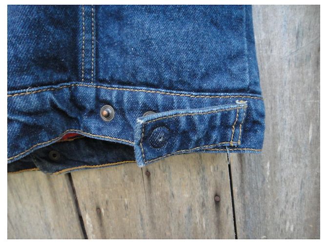 Vintage Levi's Jacke Größe M Blau - Ansicht 6