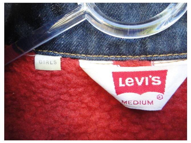 Vintage Levi's Jacke Größe M Blau - Ansicht 7