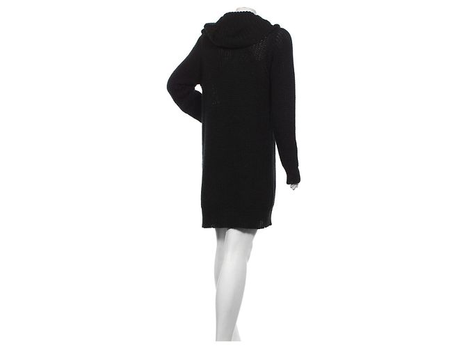 Filippa K Schwarzes Wollkleid L - Ansicht 2