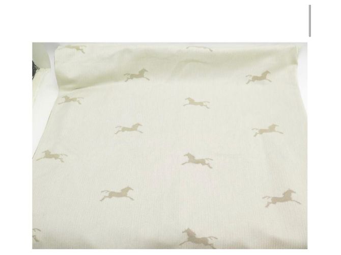 Hermès COUVERTURE/PLAID/COUVRE LIT  REVERSIBLE TOILE COTON ROUGE PLAID COUVRE LIT BLANKET - vue 4