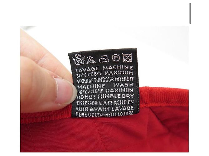 Hermès NEUF HERMES COUVERTURE DE PRESENTATION MATELASSE CHEVAL EN COTON ROUGE NEW - vue 10