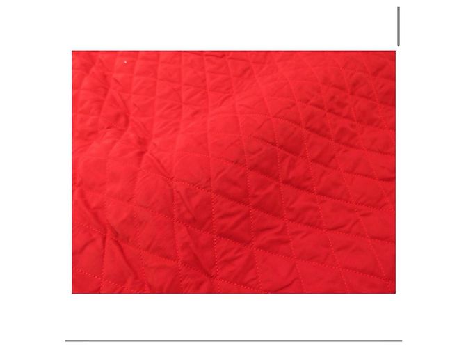 Hermès NEUF HERMES COUVERTURE DE PRESENTATION MATELASSE CHEVAL EN COTON ROUGE NEW - vue 8