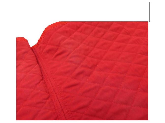 Hermès NOVA ALMOFADA DE SELA HERMES MATELASSE COB EM ALGODÃO VERMELHO NOVA ALMOFADA DE SELA VERMELHA - vista 3