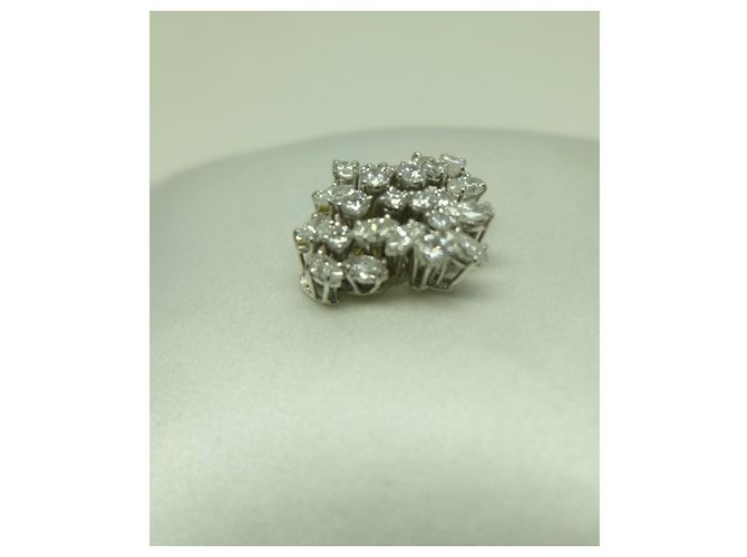 Autre Marque Franco Pianegonda Diamantring aus 18 Karat Weißgold Gold hardware - Ansicht 4