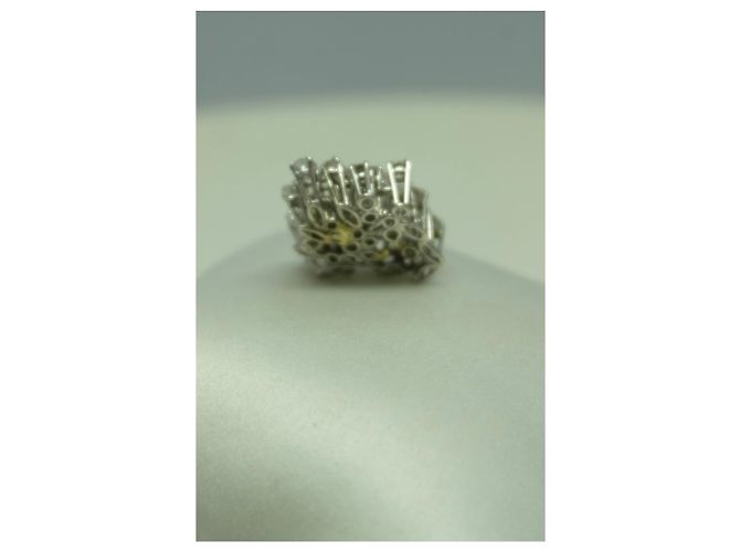 Autre Marque Franco Pianegonda Diamantring aus 18 Karat Weißgold Gold hardware - Ansicht 8