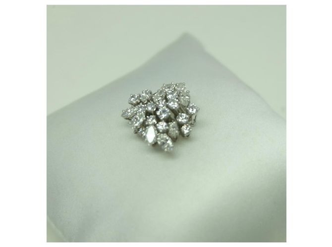 Autre Marque Franco Pianegonda Diamantring aus 18 Karat Weißgold Gold hardware - Ansicht 9