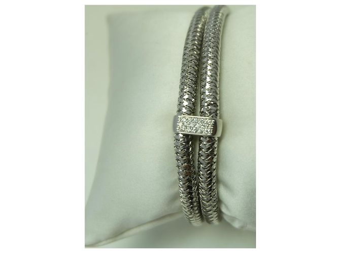 Autre Marque Bracciale Franco Pianegonda in oro bianco Gold hardware - vista 2