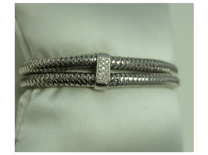 Autre Marque Bracciale Franco Pianegonda in oro bianco Gold hardware - vista 3