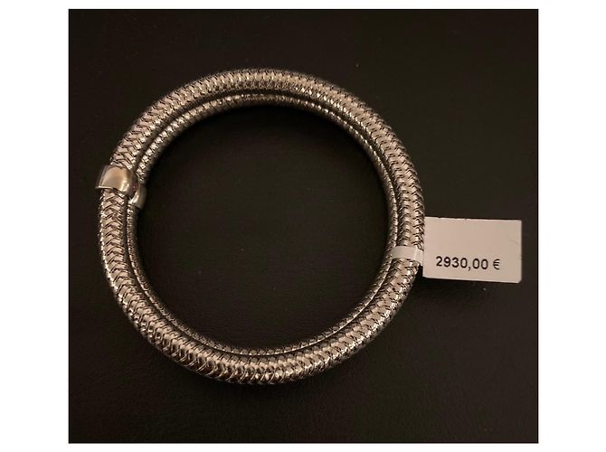 Autre Marque Bracciale Franco Pianegonda in oro bianco Gold hardware - vista 4