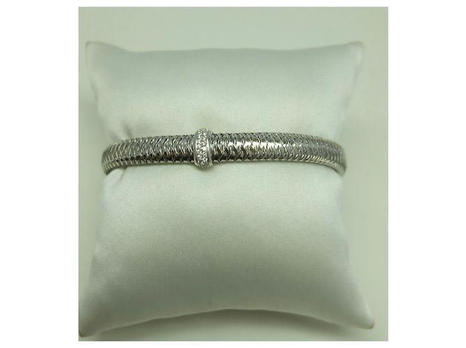 Autre Marque Bracciale Franco Pianegonda in oro bianco Gold hardware - vista 2