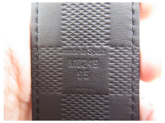 NUEVO CINTURÓN LOUIS VUITTON DAMIER RAINBOW T95 HEBILLA DE CINTURÓN REVERSIBLE LV Multicolor - vista 9