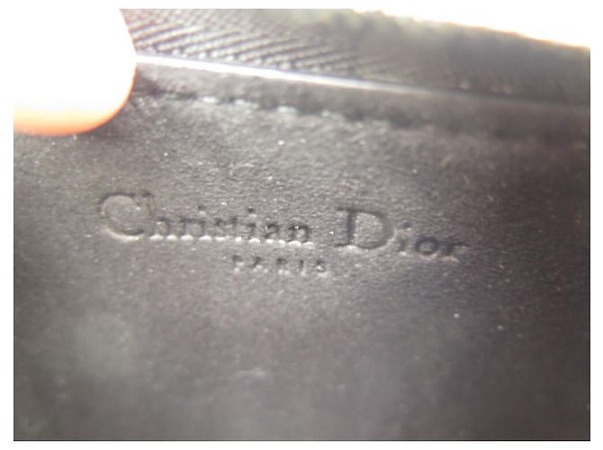 NEU CHRISTIAN DIOR SADDLE TRIO HANDTASCHE AUS SCHWARZEM LEDER SCHWARZE HANDTASCHE NEU - Ansicht 10