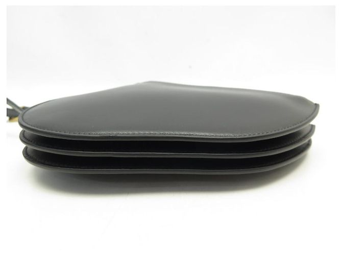 NEU CHRISTIAN DIOR SADDLE TRIO HANDTASCHE AUS SCHWARZEM LEDER SCHWARZE HANDTASCHE NEU - Ansicht 3