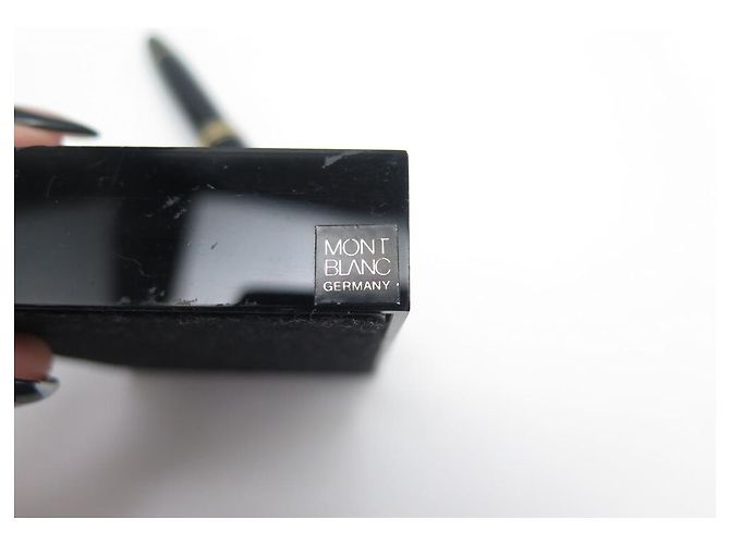 MONTBLANC MEISTERSTUCK FÜLLFEDERHALTER-STÄNDER 149 SCHREIBTISCH AUS GLASHARZ - Ansicht 12