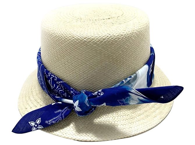 CAPPELLO DI PAGLIA Louis Vuitton Beige - vista 2