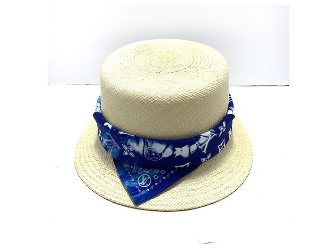 CAPPELLO DI PAGLIA Louis Vuitton Beige - vista 4