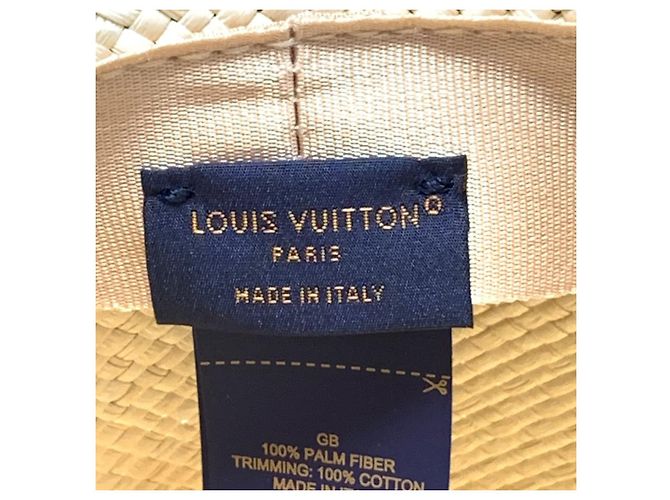 CAPPELLO DI PAGLIA Louis Vuitton Beige - vista 5