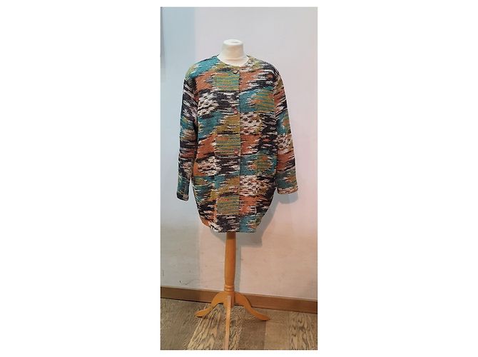 Missoni gefütterte Gesichtsjacke Mehrfarben - Ansicht 2