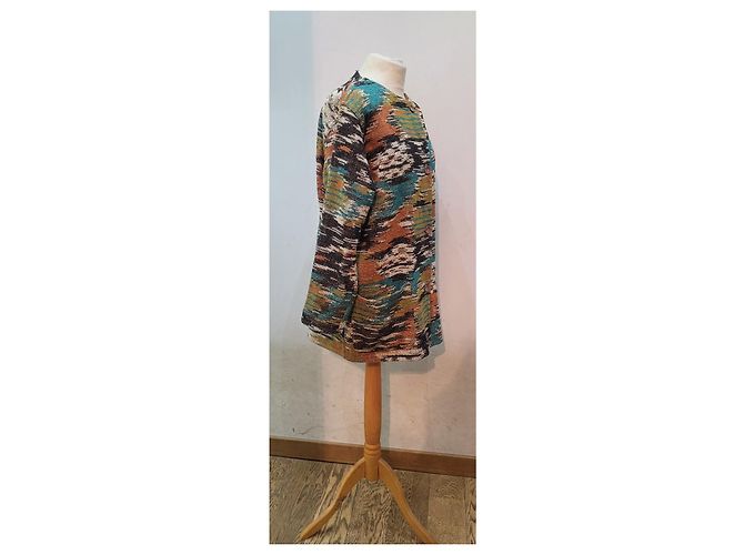 Missoni gefütterte Gesichtsjacke Mehrfarben - Ansicht 4