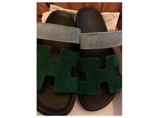 Hermès Hermes cipriato Verde scuro - vista 3
