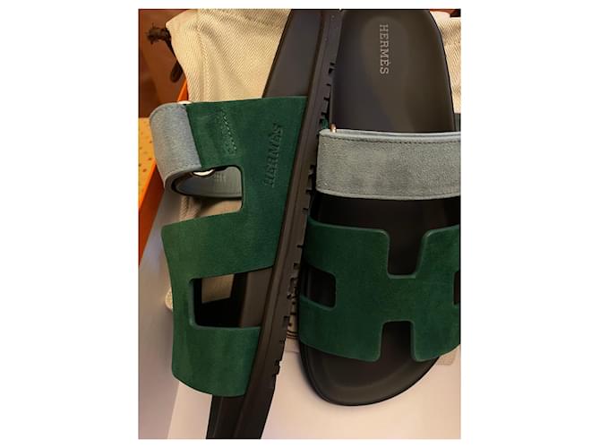 Hermès Hermes cipriato Verde scuro - vista 7