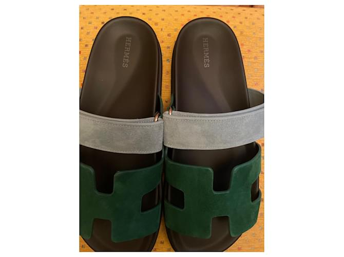 Hermès Hermes cipriato Verde scuro - vista 8