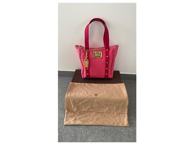 Borsa a mano Louis Vuitton Antigua Rosa in tessuto - vista 2