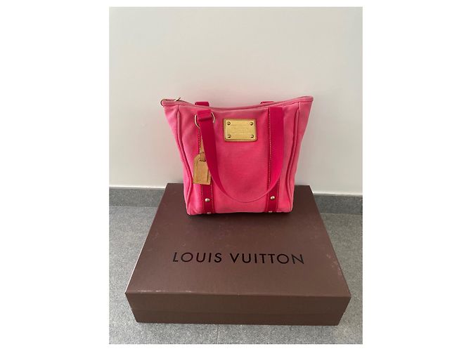 Borsa a mano Louis Vuitton Antigua Rosa in tessuto - vista 4