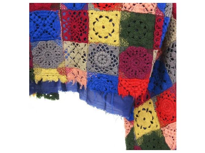 *COMME des GARCONS Comme Comcons Jacke Knit Patchwork Cut Off Mehrfarben - Ansicht 5