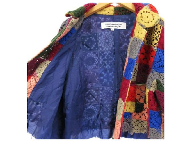 *COMME des GARCONS Comme Comcons Jacke Knit Patchwork Cut Off Mehrfarben - Ansicht 7