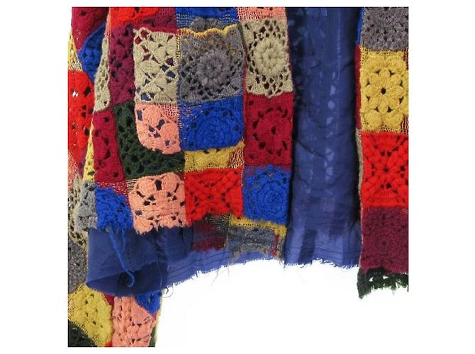 *COMME des GARCONS Comme Comcons Jacke Knit Patchwork Cut Off Mehrfarben - Ansicht 9