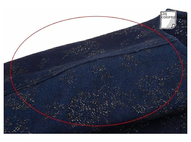 *[Comme des Garçons] tricot COMME des GARCONS Abrigo plisado de jacquard brillante intercambiable Azul marino - vista 5