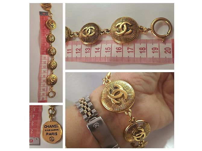 Vintage Chanel-Armband Golden - Ansicht 11