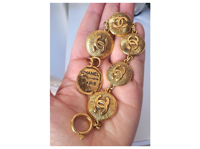 Vintage Chanel-Armband Golden - Ansicht 13