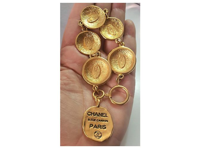 Vintage Chanel-Armband Golden - Ansicht 14